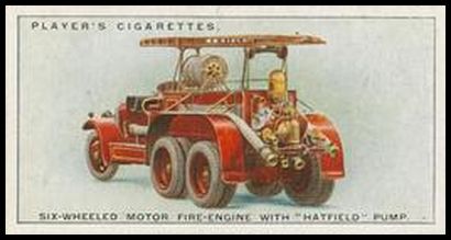 50 Six Wheeled Motor Fire Engine with 'Hatfield' Pump